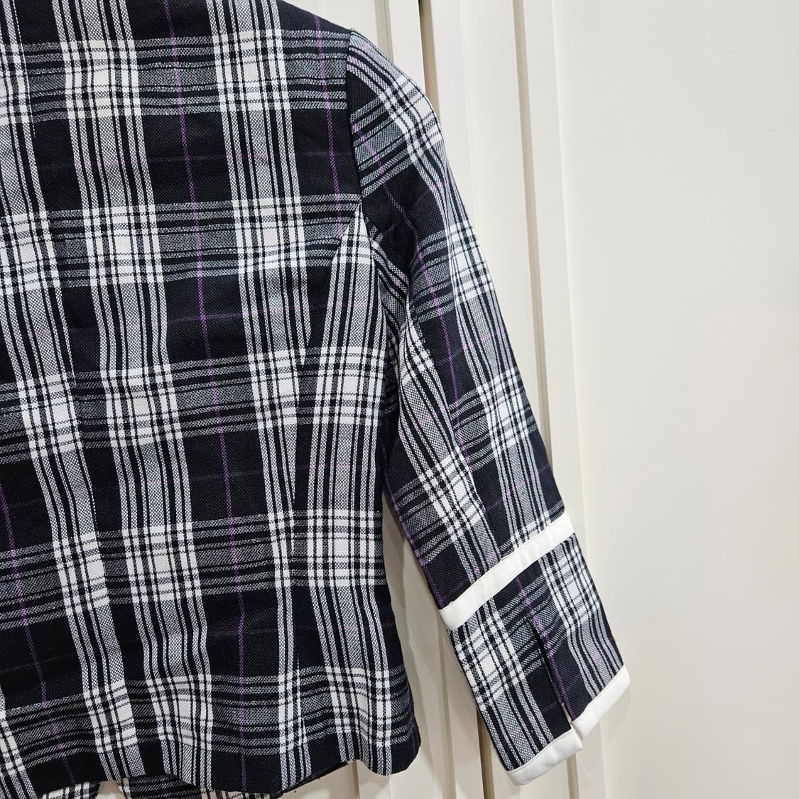 체크 투피스 세트 상품이미지6