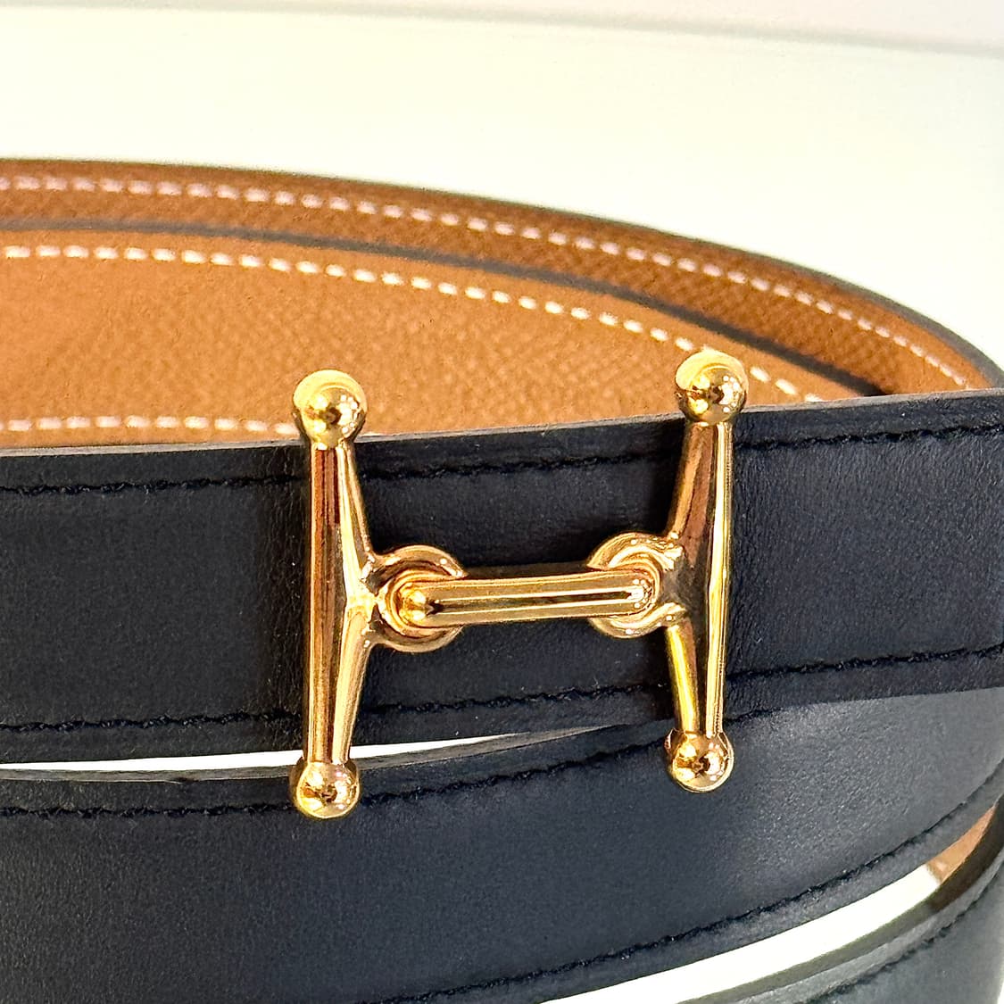 [새상품급/풀구성] 에르메스 리버서블 24MM 벨트, H 쁠라끄 버클 상품이미지5