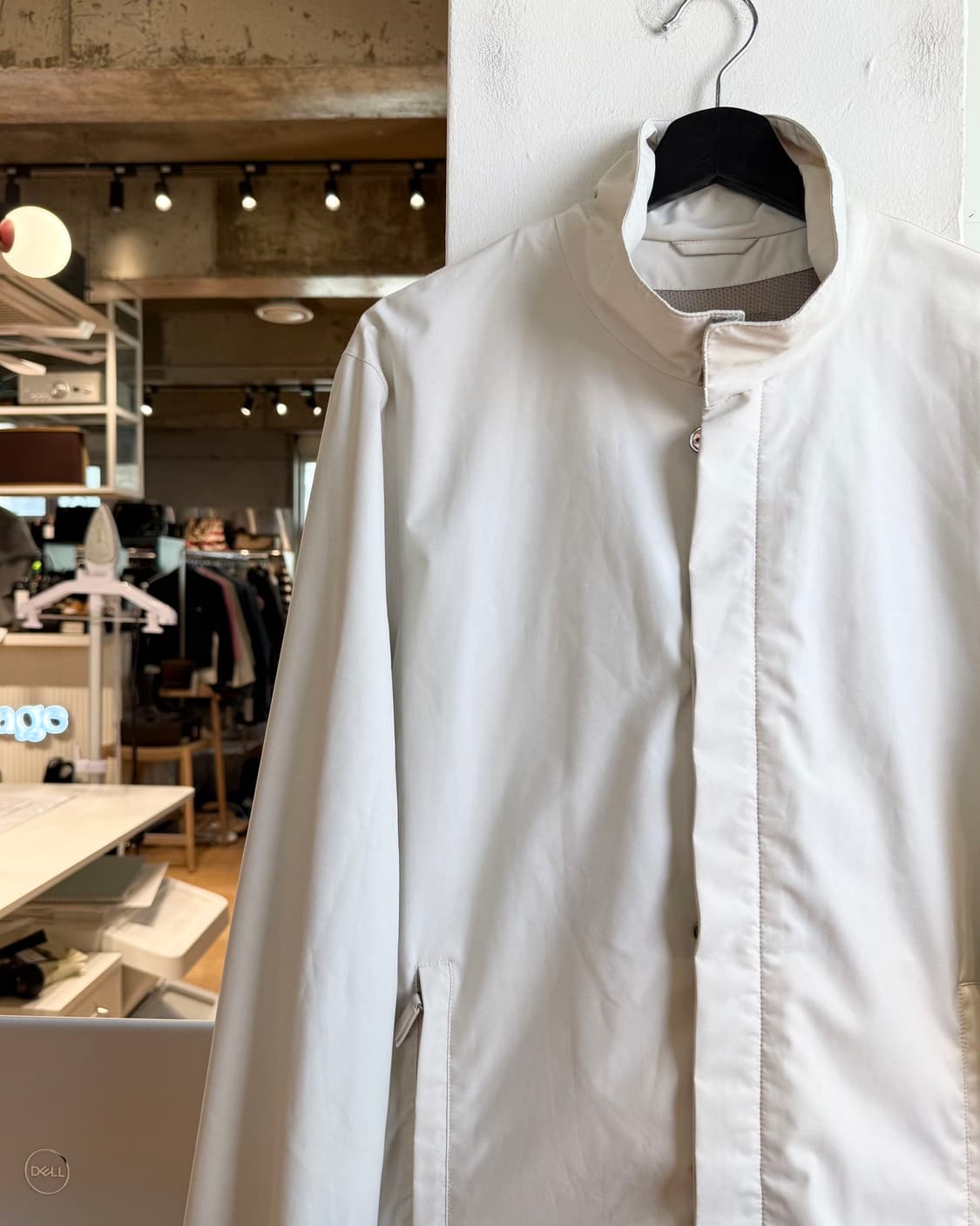  프라다 베이지 폴리에스테르 히든지퍼 자켓  상품이미지3