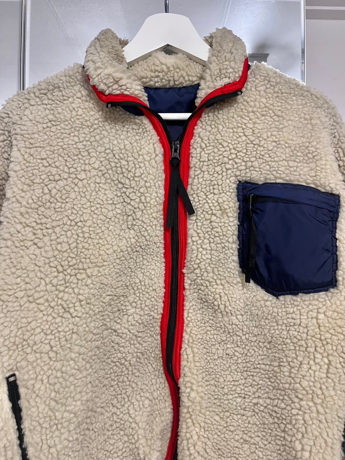 빈티지 Henry Lear by 토요엔터프라이즈 리버시블 플리스 자켓 상품이미지9