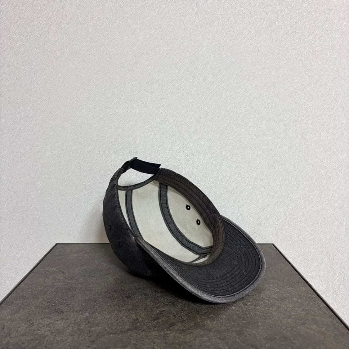 (OS) 슈프림 박스로고 캠프캡 모자 워시드 캔버스 블랙 상품이미지7