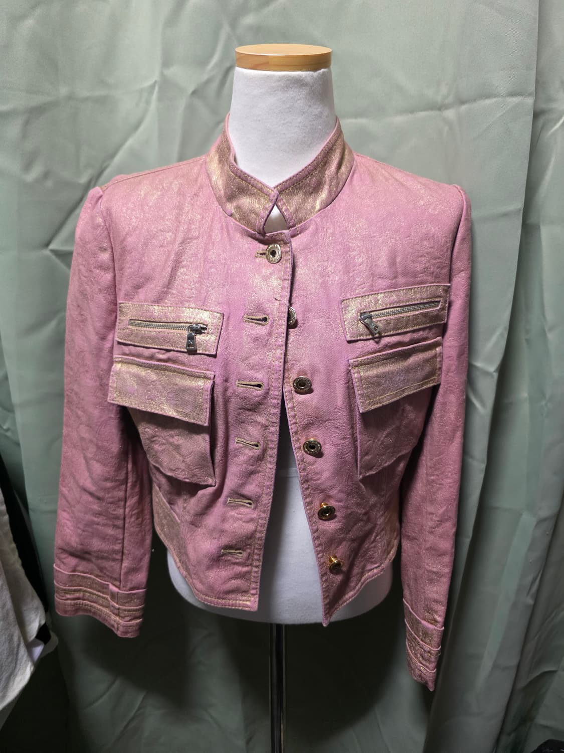 갸루 헤이세이 골드펄 자켓 상품이미지1