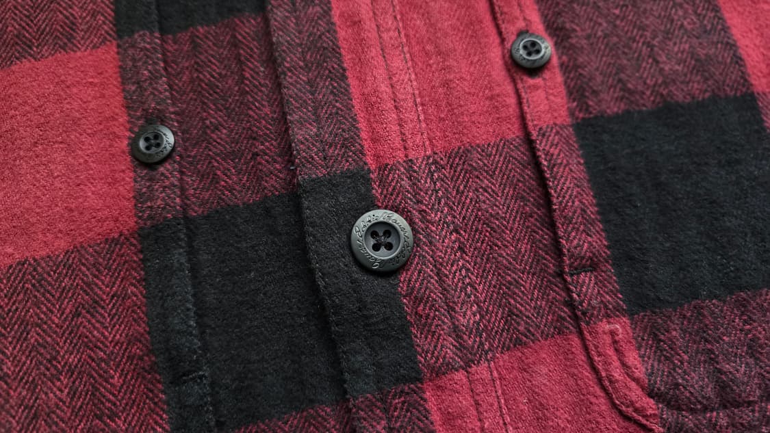일본판 에디 바우어 타탄 체그 레드 셔츠 L 싸이즈  상품이미지3