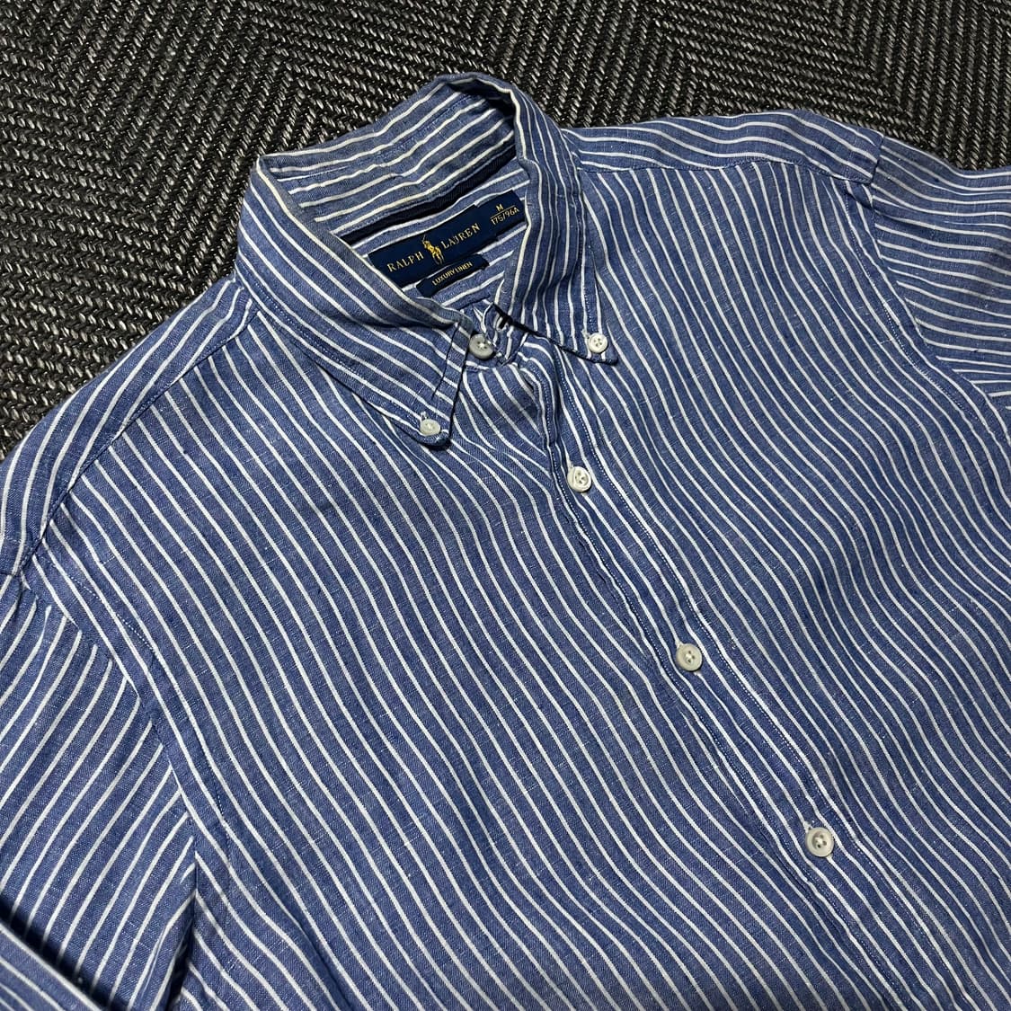 POLO 폴로 랄프로렌 스트라이프 린넨 셔츠 상품이미지3