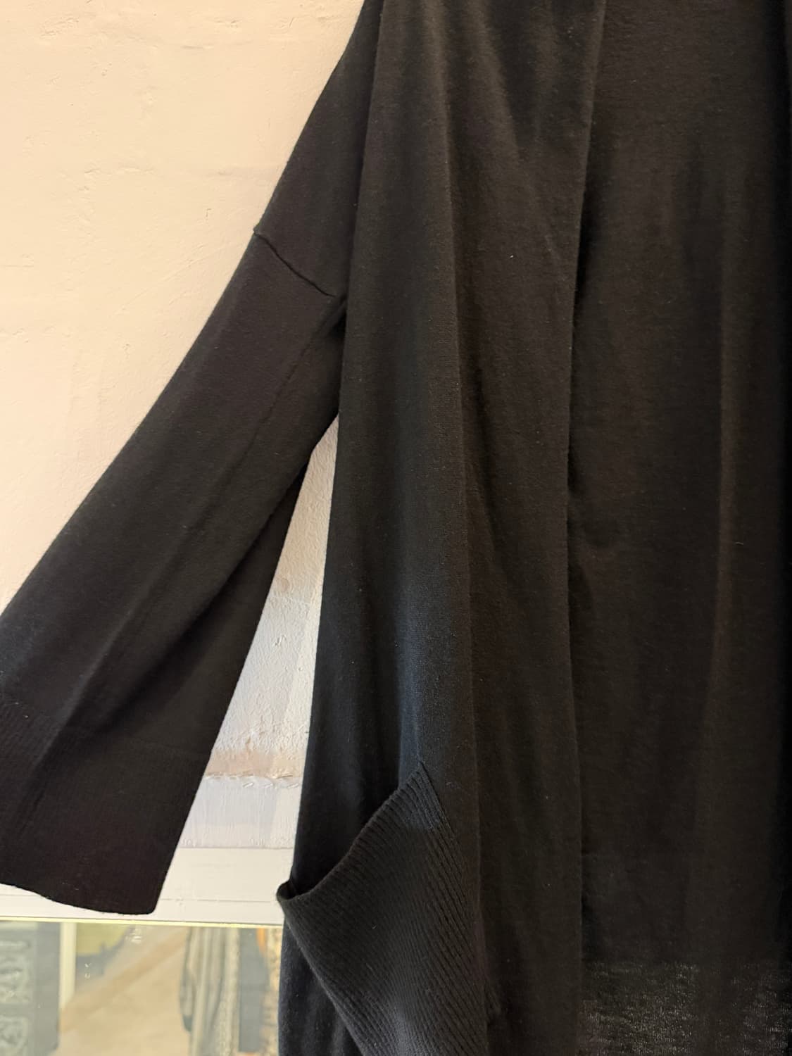 Iceberg 블랙 실크 캐시미어 블렌드 가디건 XS 상품이미지3