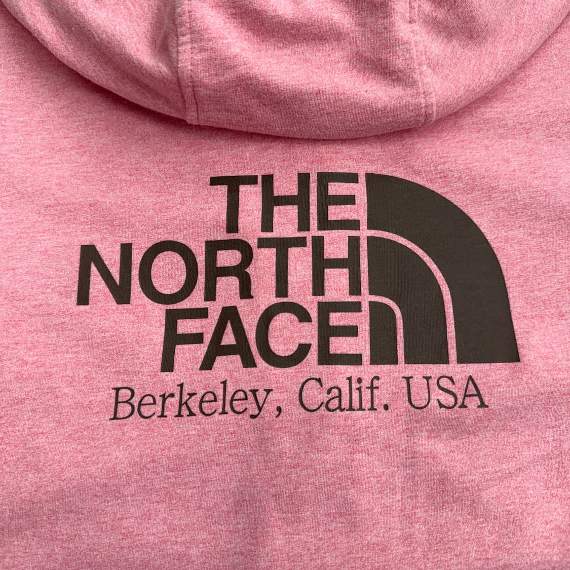 노스페이스 딸기우유맛 핑크 빅로고 후드집업 상품이미지6