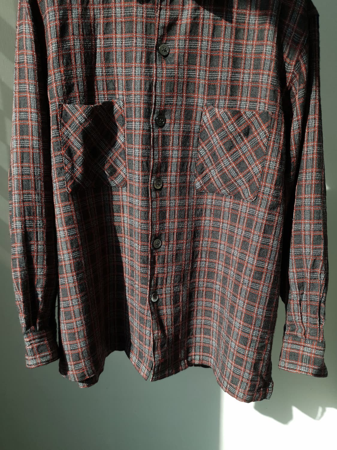 AD1997Comme Des garcons Wool Check shirt 상품이미지5