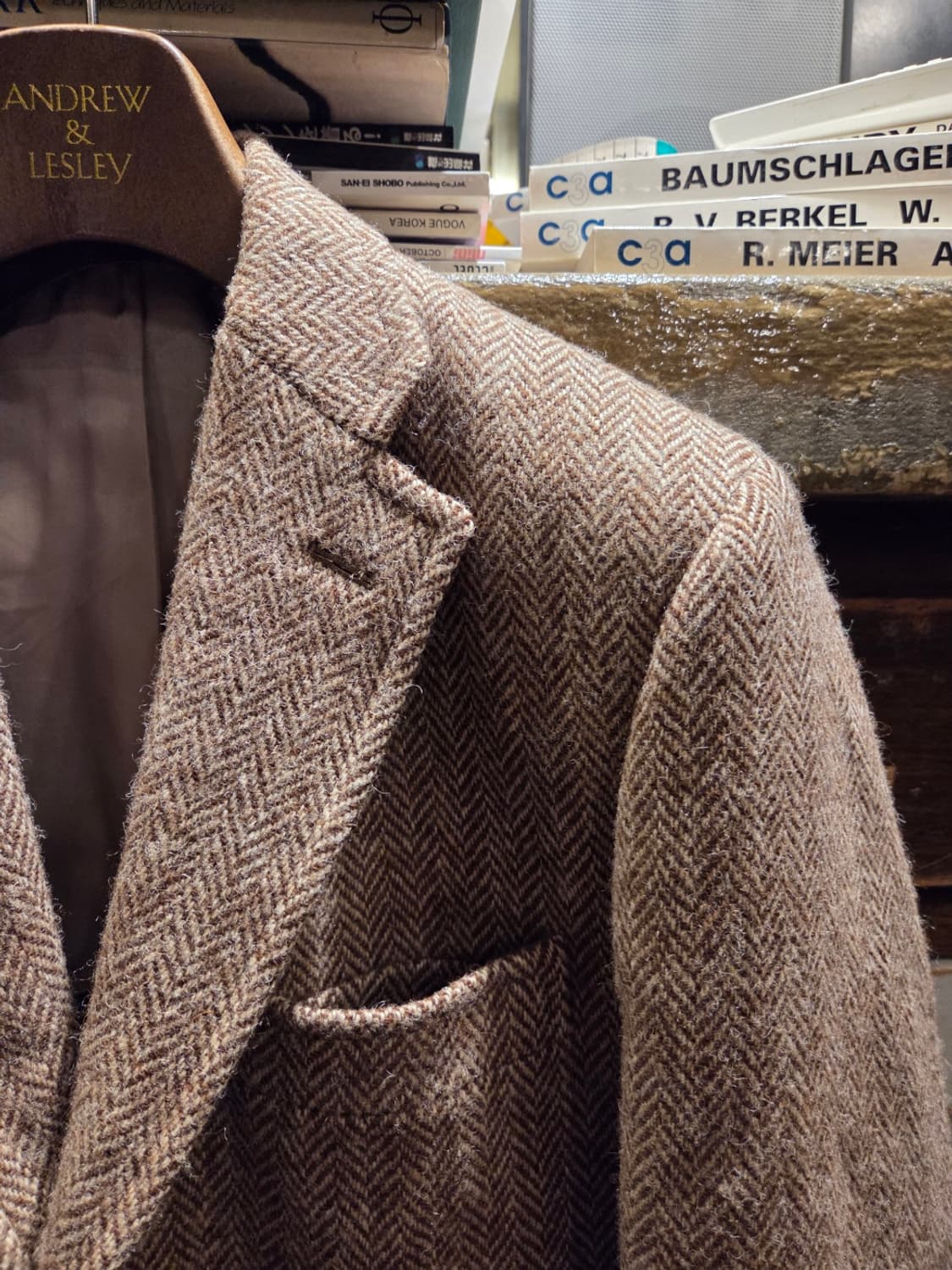 사우스윅 해리스트위드자켓 상품이미지4