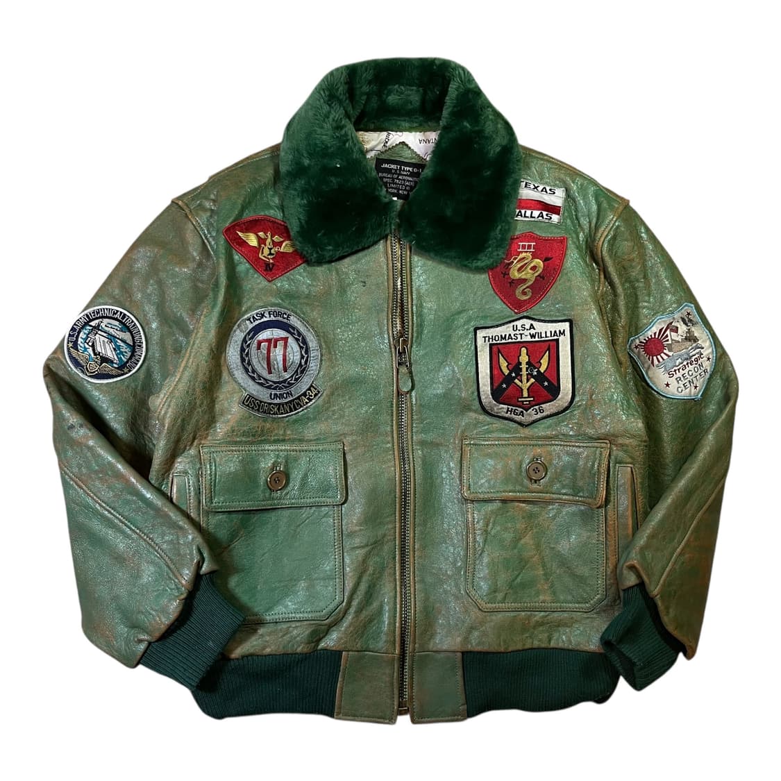 오리지널 탑건 미공군 G-1 리얼가죽 자켓 상품이미지1