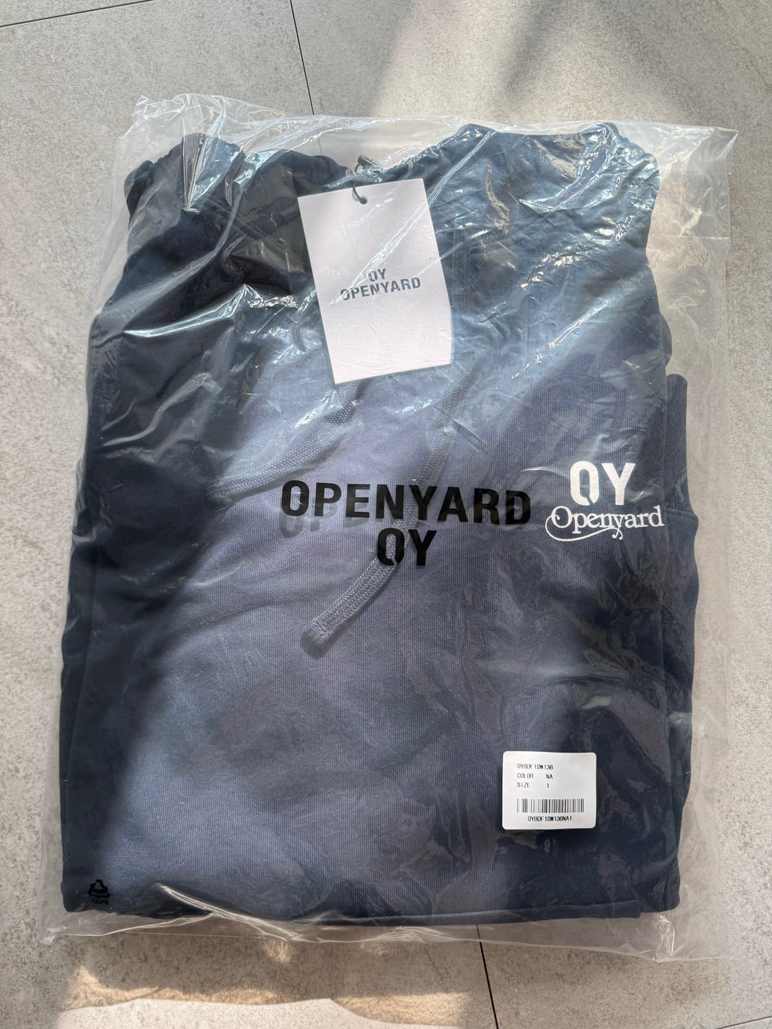 OY 오픈야드 후드티 네이비 새상품 상품이미지2