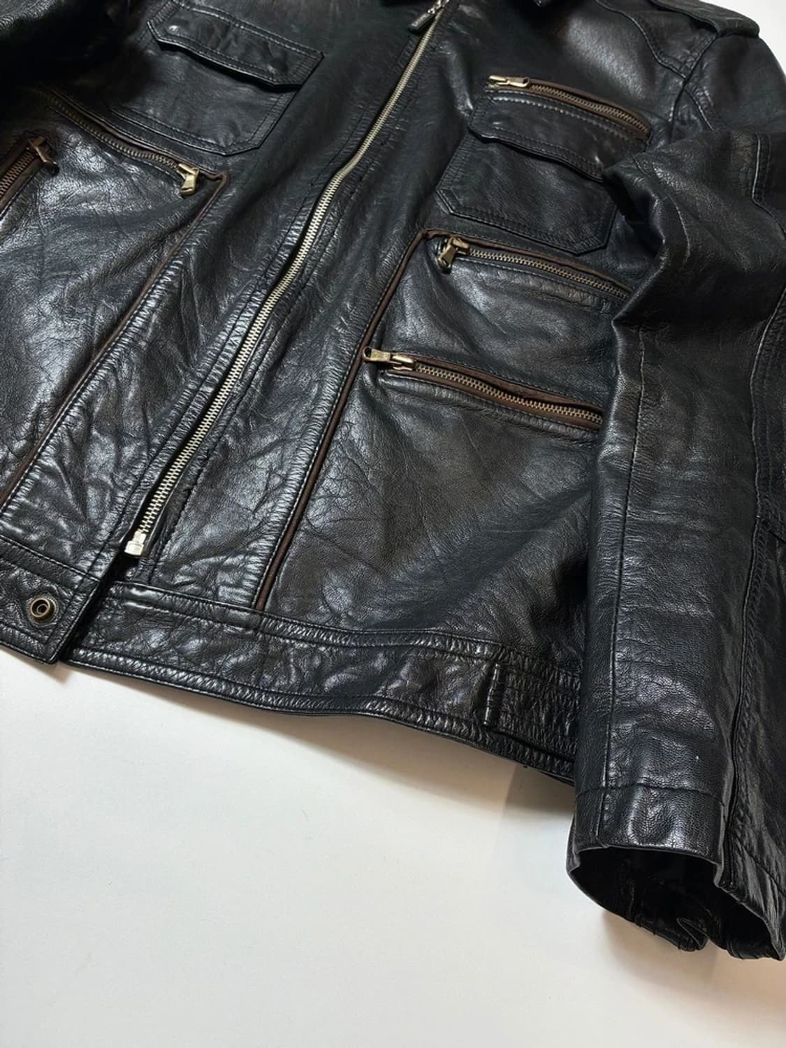 Selected 00's 해체주의 양가죽 자켓 PN8471 상품이미지3