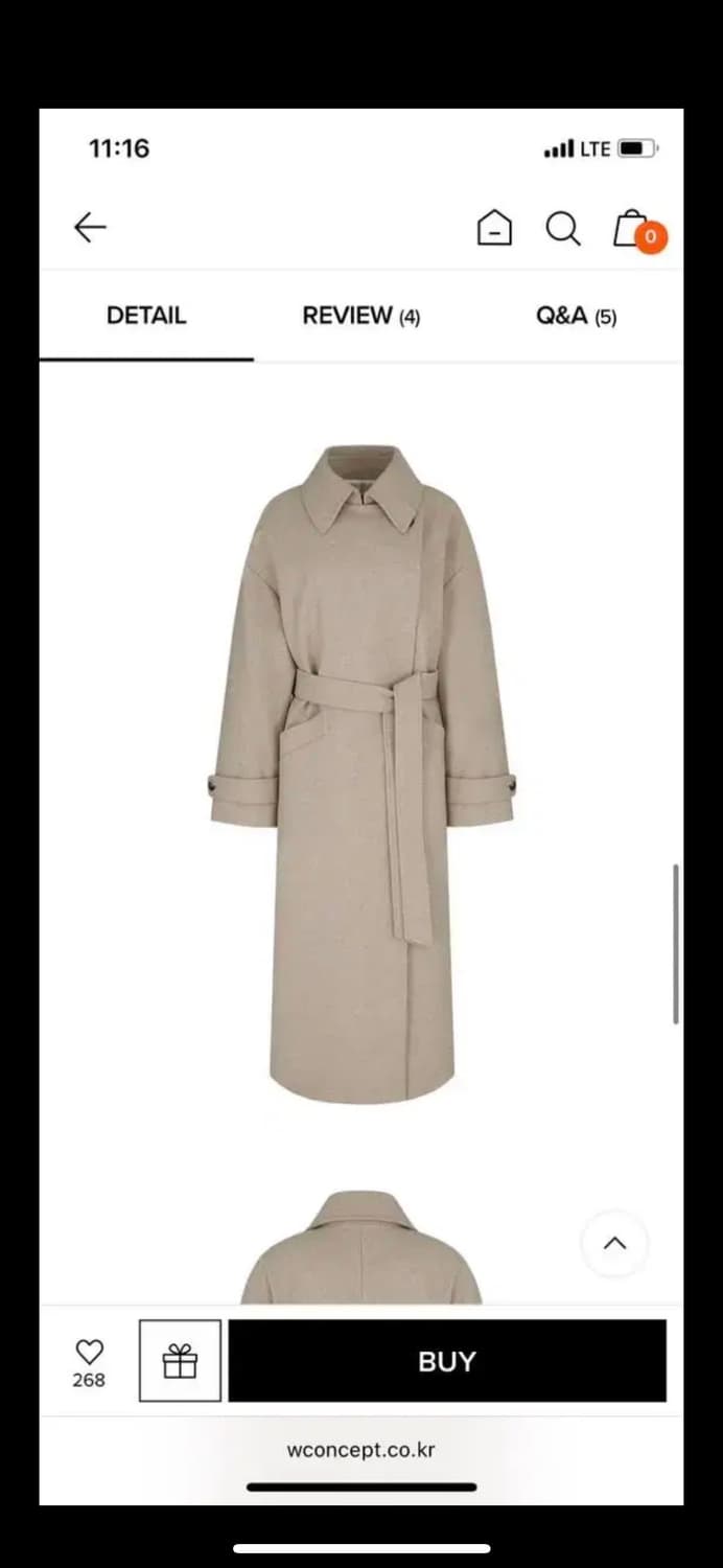 킨더살몬 카르멘 코트 상품이미지4