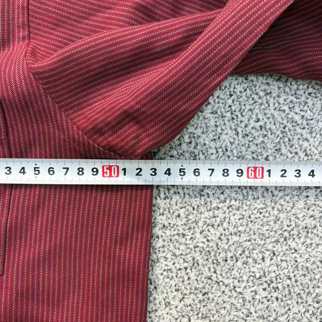 실측 랑방  긴팔 울 셔츠 남방 0427J 상품이미지5