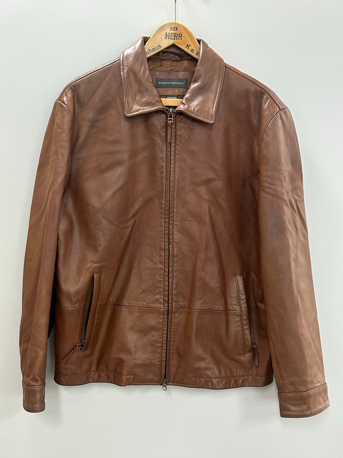 바나나리퍼블릭 레더 자켓 (램스킨) 상품이미지1