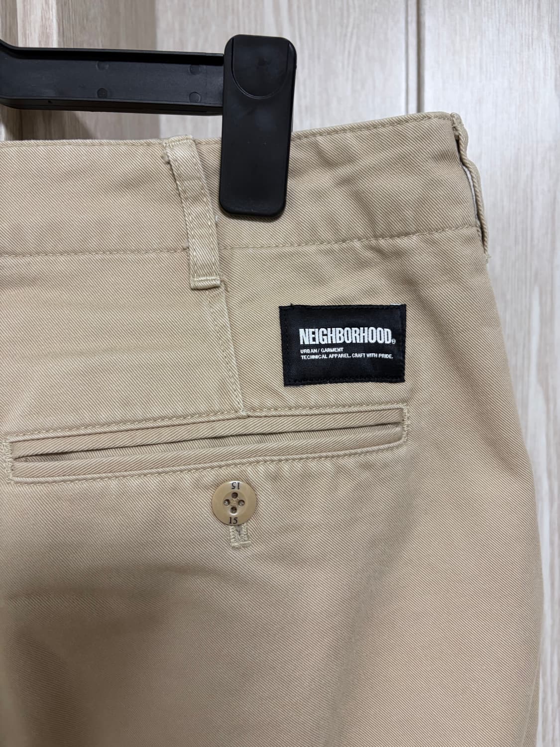 네이버후드 23aw 클래식핏 치노팬츠 베이지 M 상품이미지9