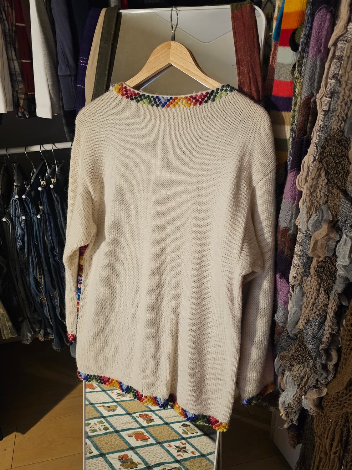 무지개떡 하구미 가디건 상품이미지2