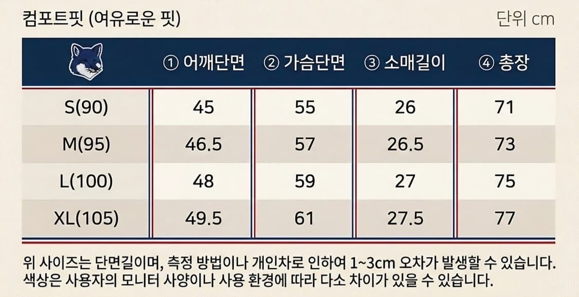 (새상품/정품)메종 파티폭스 반팔티 상품이미지8
