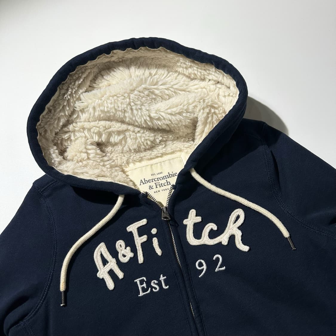 아베크롬비 울프조 후드집업 네이비 상품이미지3