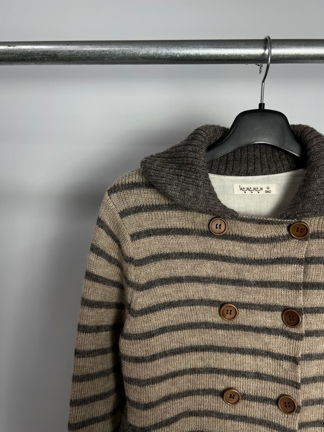 SM2 스트라이프 울 니트 가디건  상품이미지2