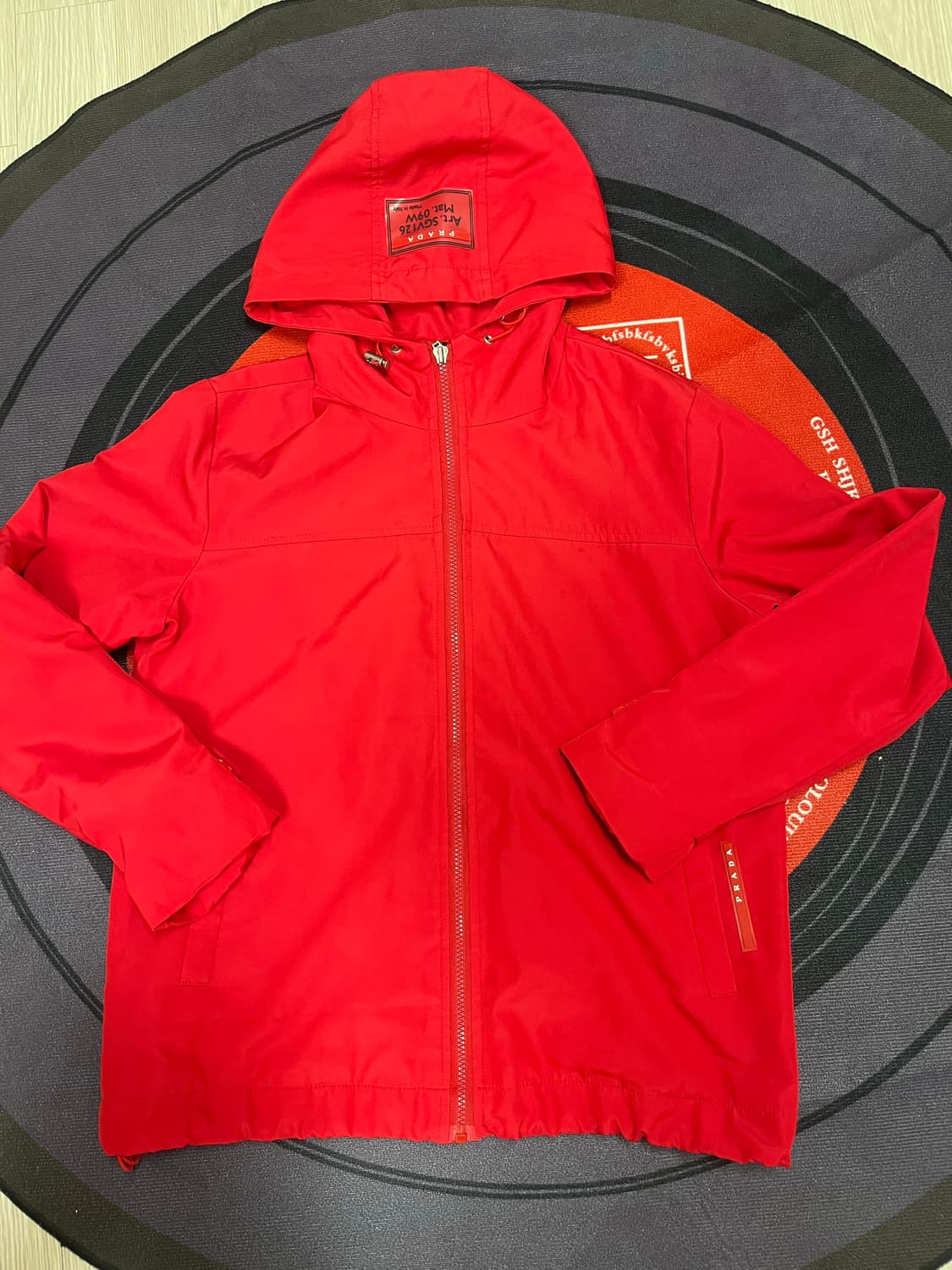 프라다 풀집업 바람막이 Size.M 상품이미지1