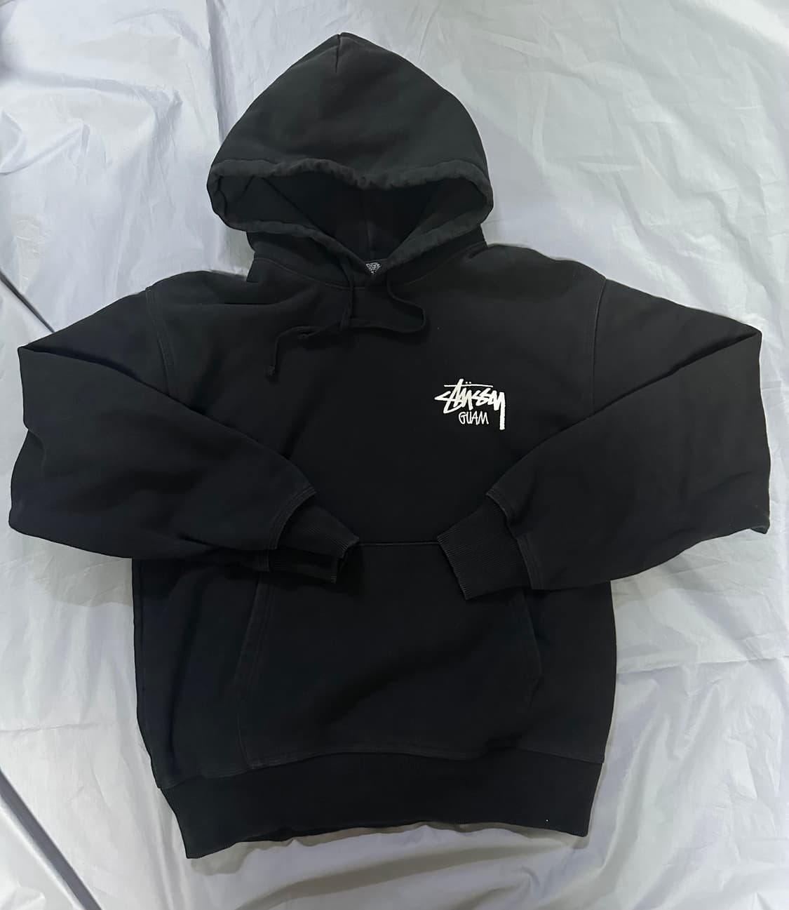 스투시 괌 후드티 블랙 상품이미지1