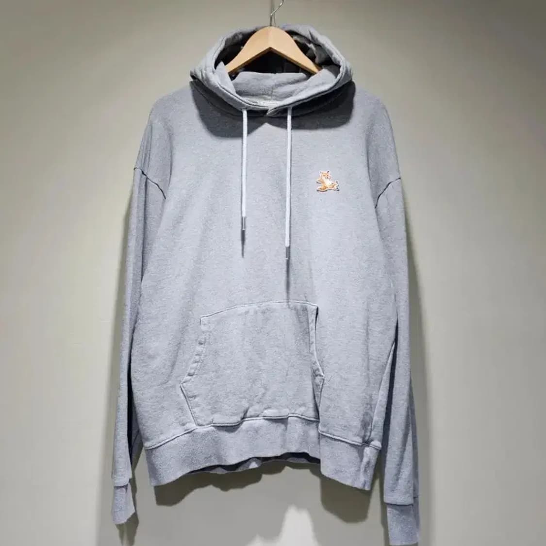메종키츠네 그레이 후드티 100 상품이미지3