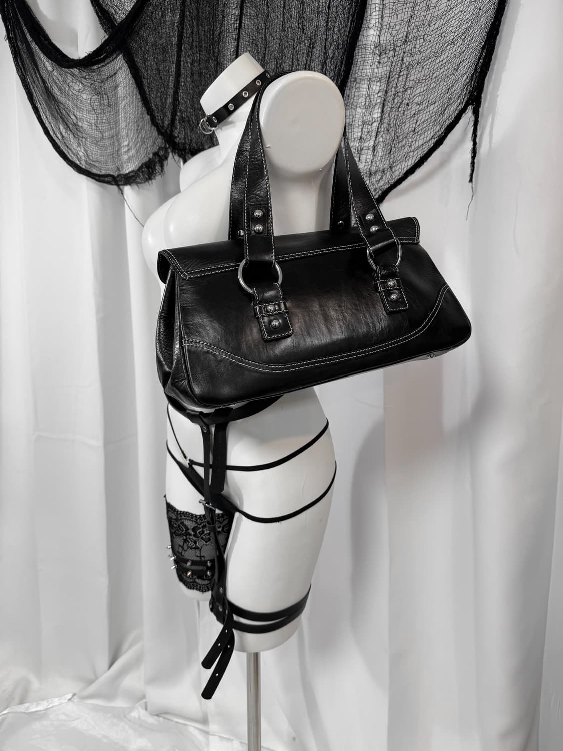 black buckle shoulder bag 상품이미지2