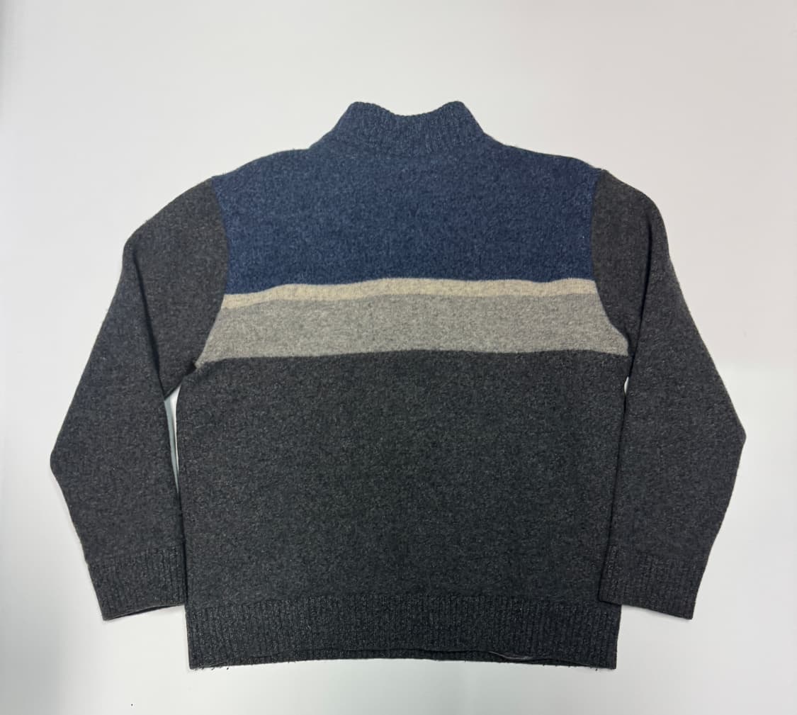 여성 코오롱 지오투 컬러블럭 반집넙 니트 상품이미지2