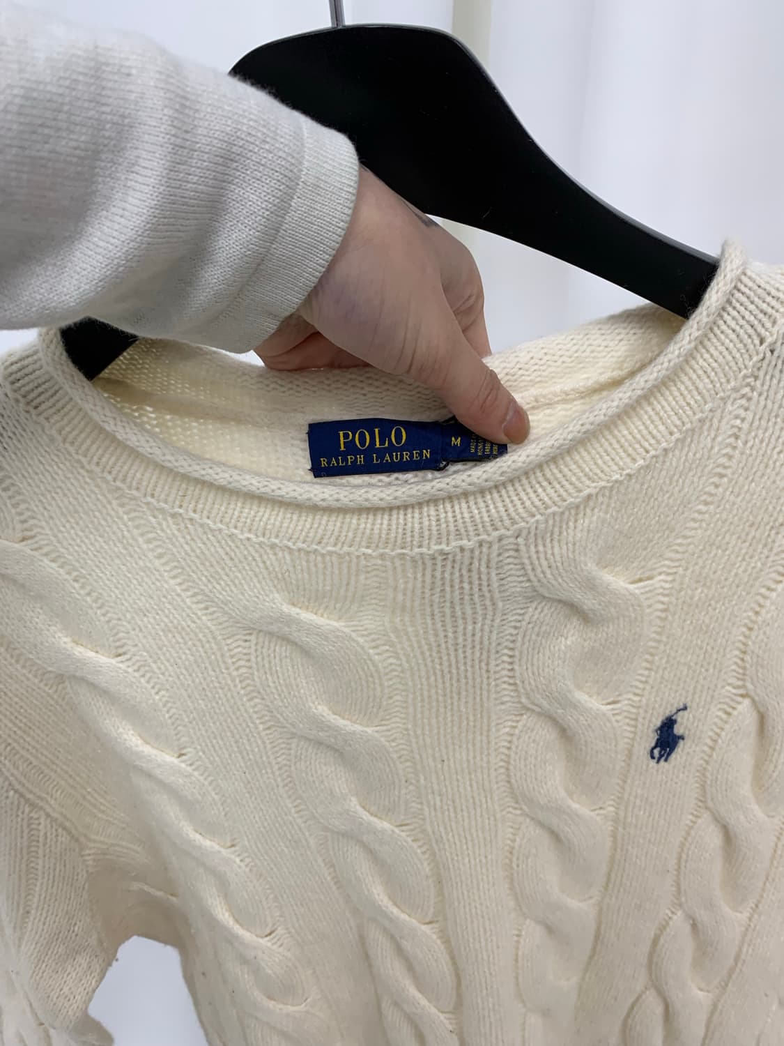 Ralph Lauren Ivory Knit Sweater 상품이미지4