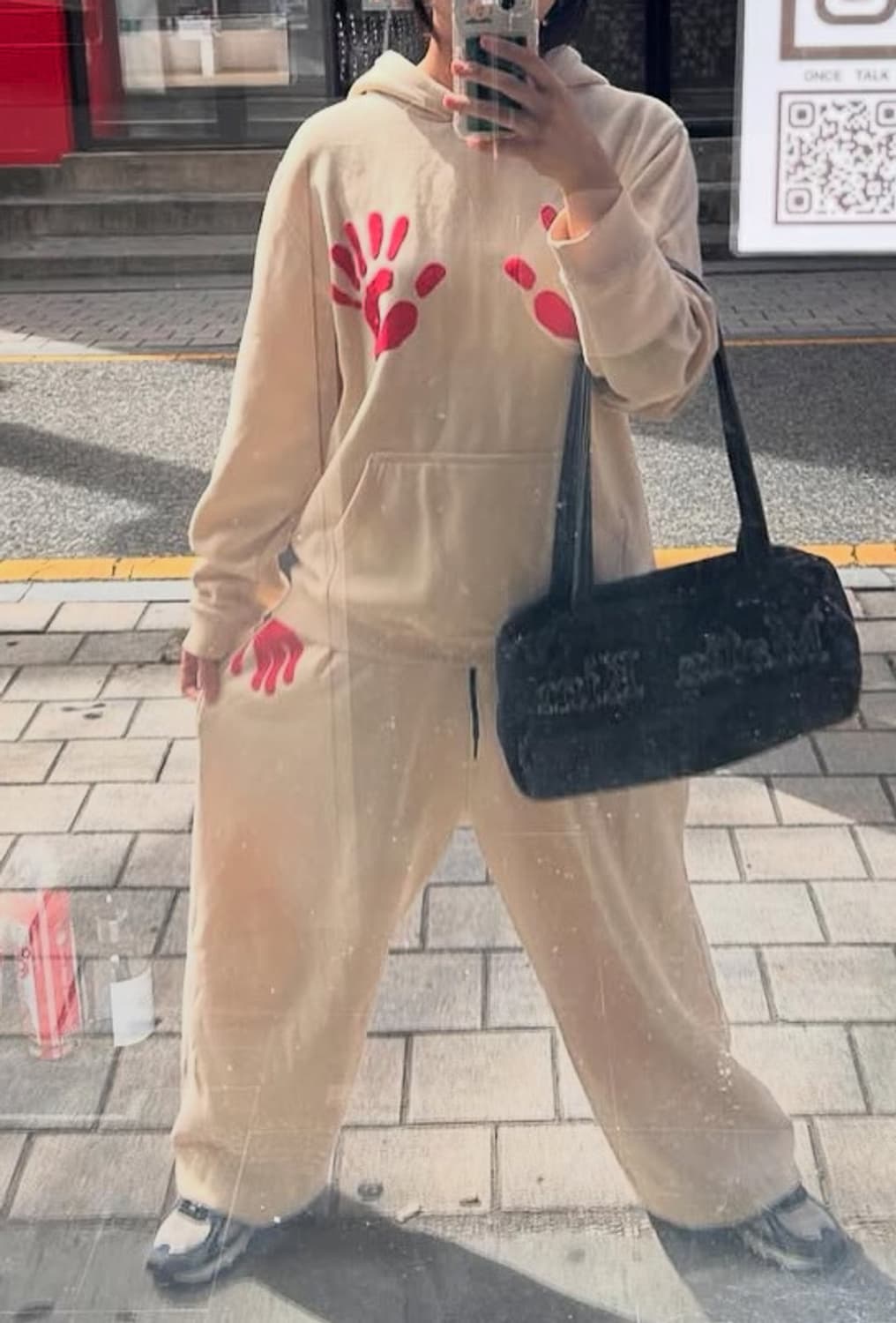 EMEW 후드티 + 바지 세트 상품이미지3