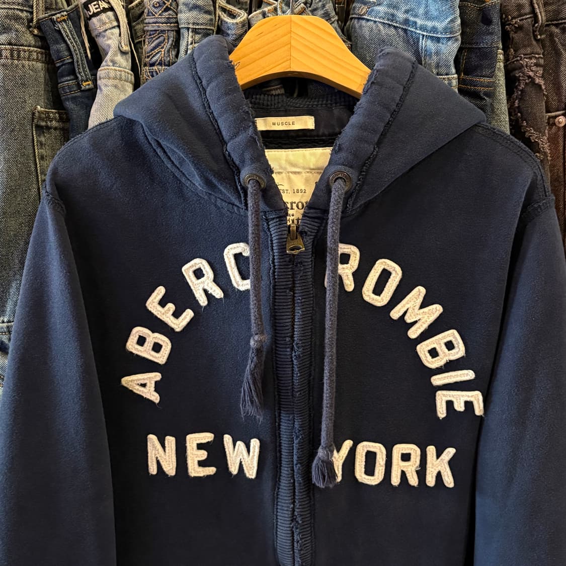 아베크롬비 네이비 후드집업 상품이미지5