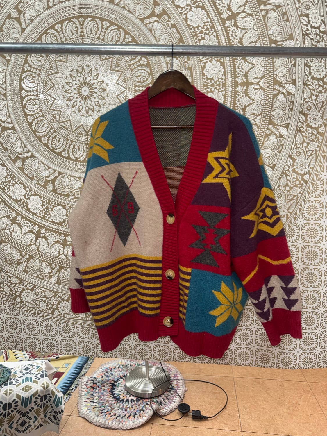나바호 패턴 니트 가디건  상품이미지2