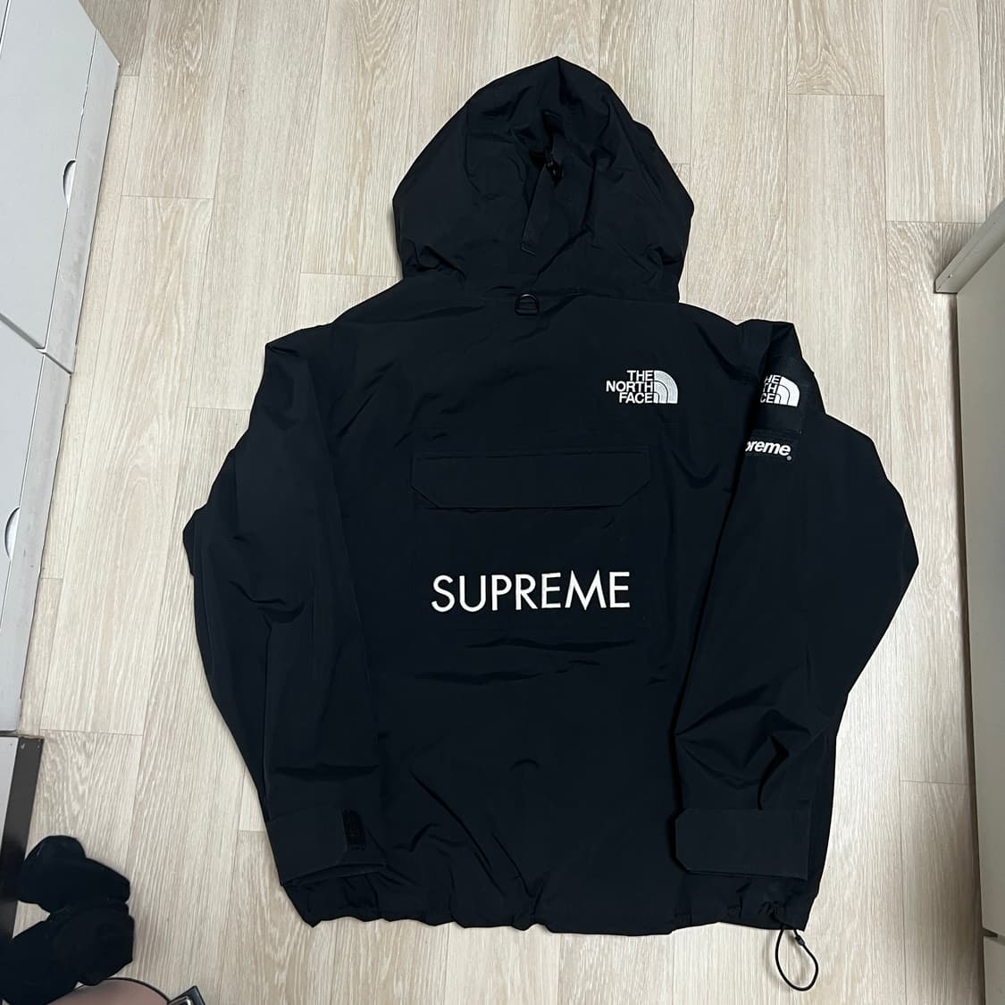슈프림 x 노스페이스 카고 자켓 블랙 M 상품이미지5
