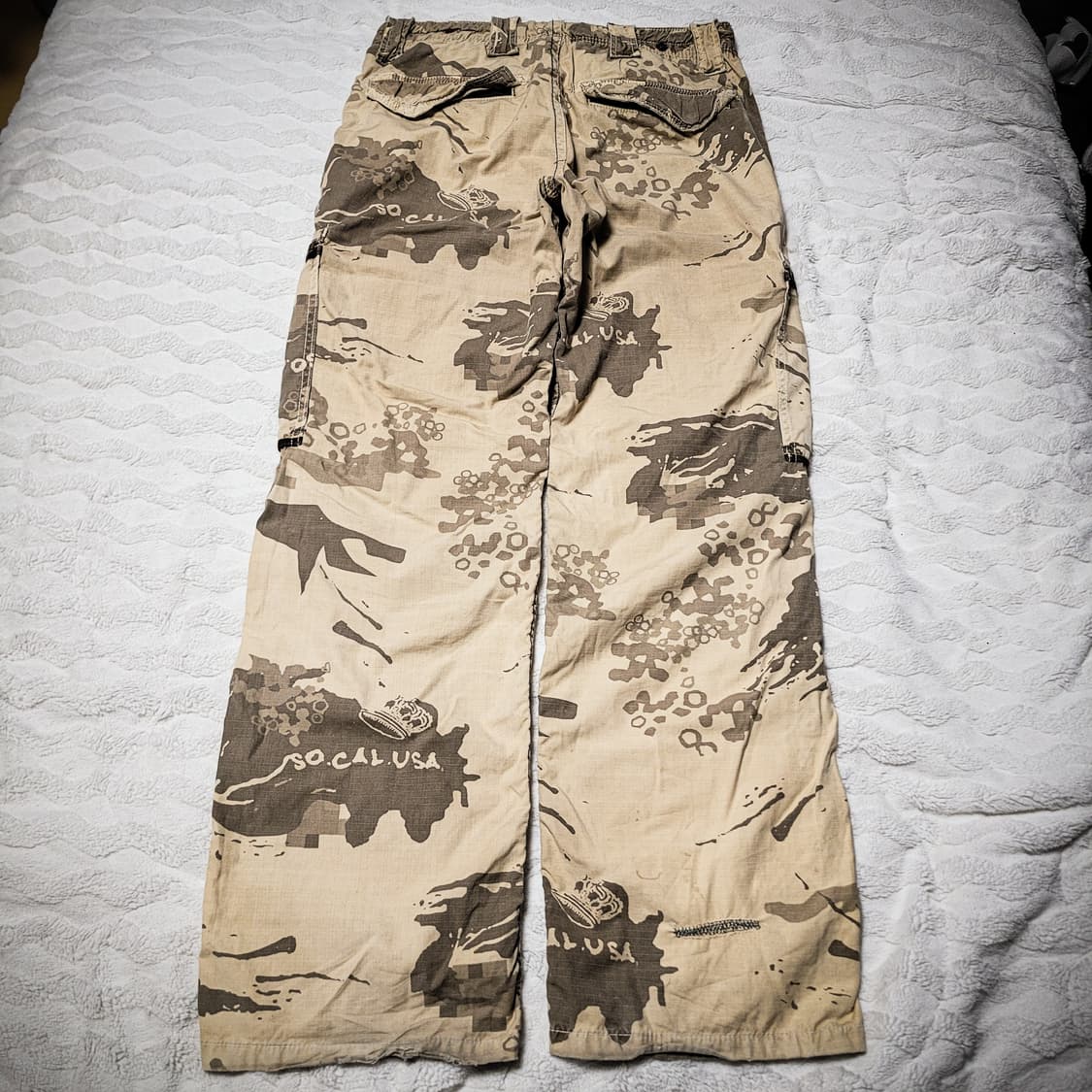 00s Z-Brand Desert Camo Cargo Pants 상품이미지3