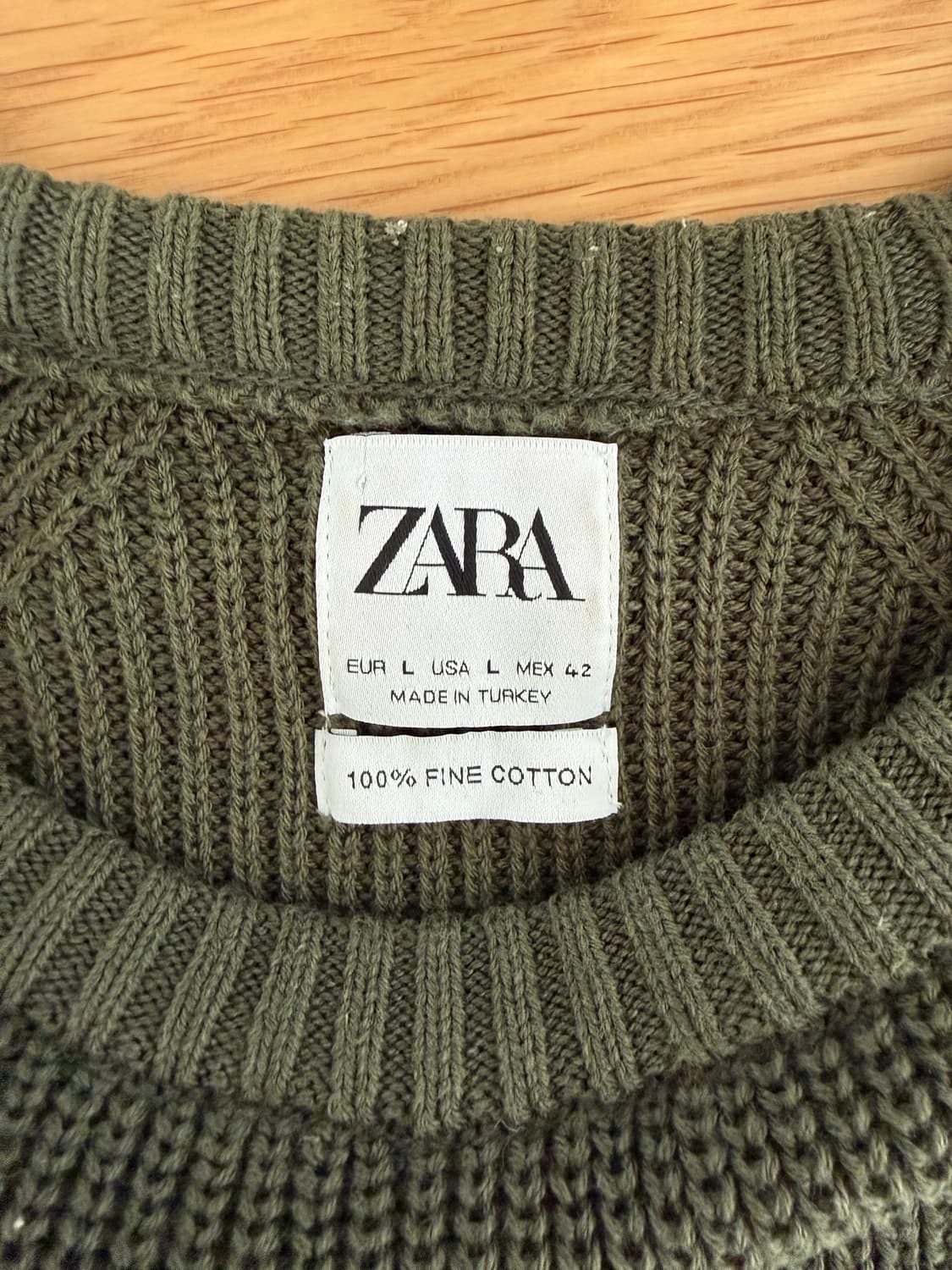 자라(ZARA) 코튼 니트 상품이미지5