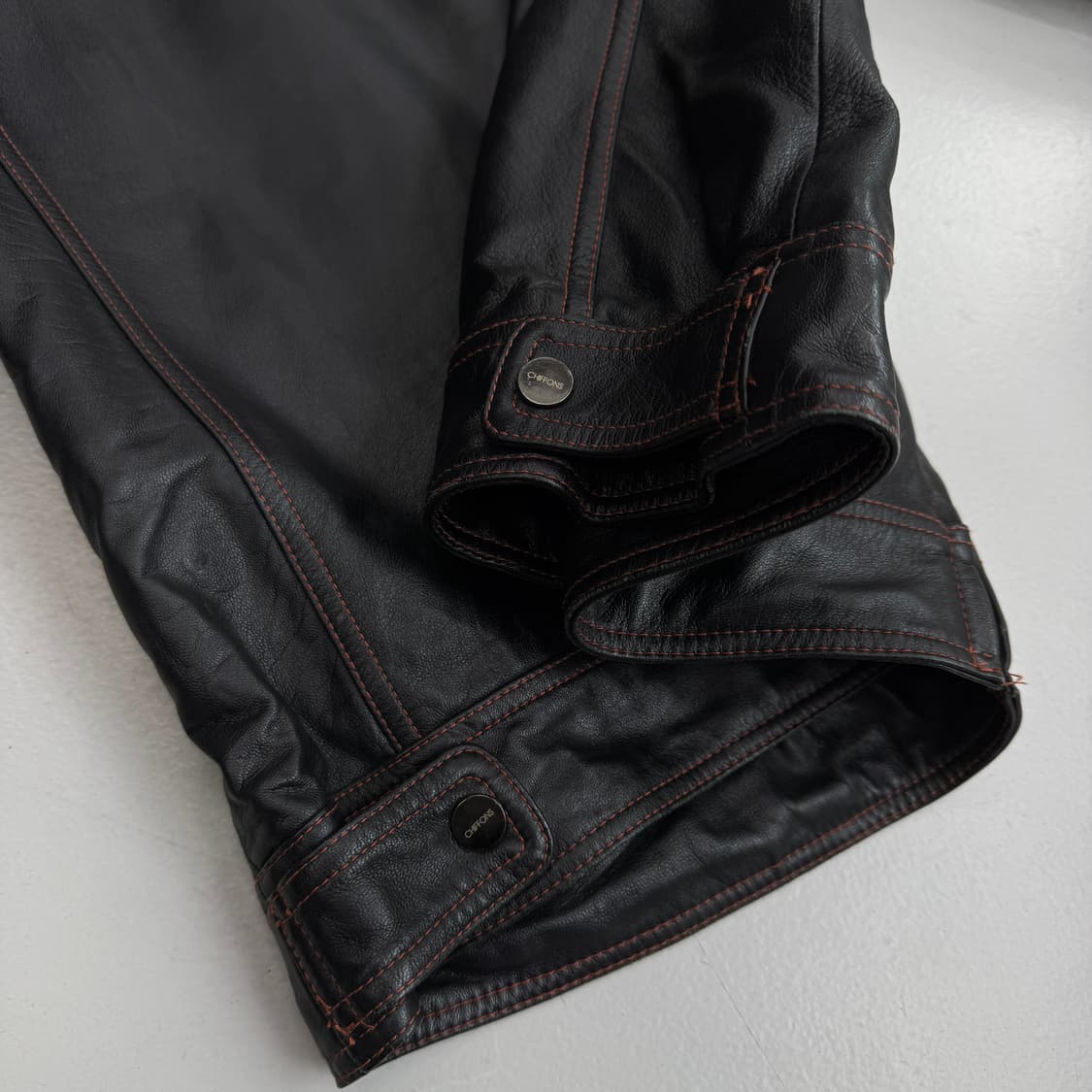 바이커 리얼레더 빈티지 양가죽 자켓 상품이미지7