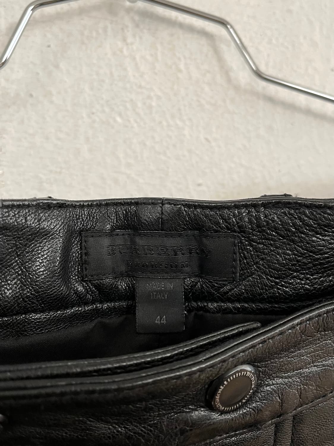 버버리 프로섬 2011SS 런웨이 레더 바이커 팬츠 상품이미지5