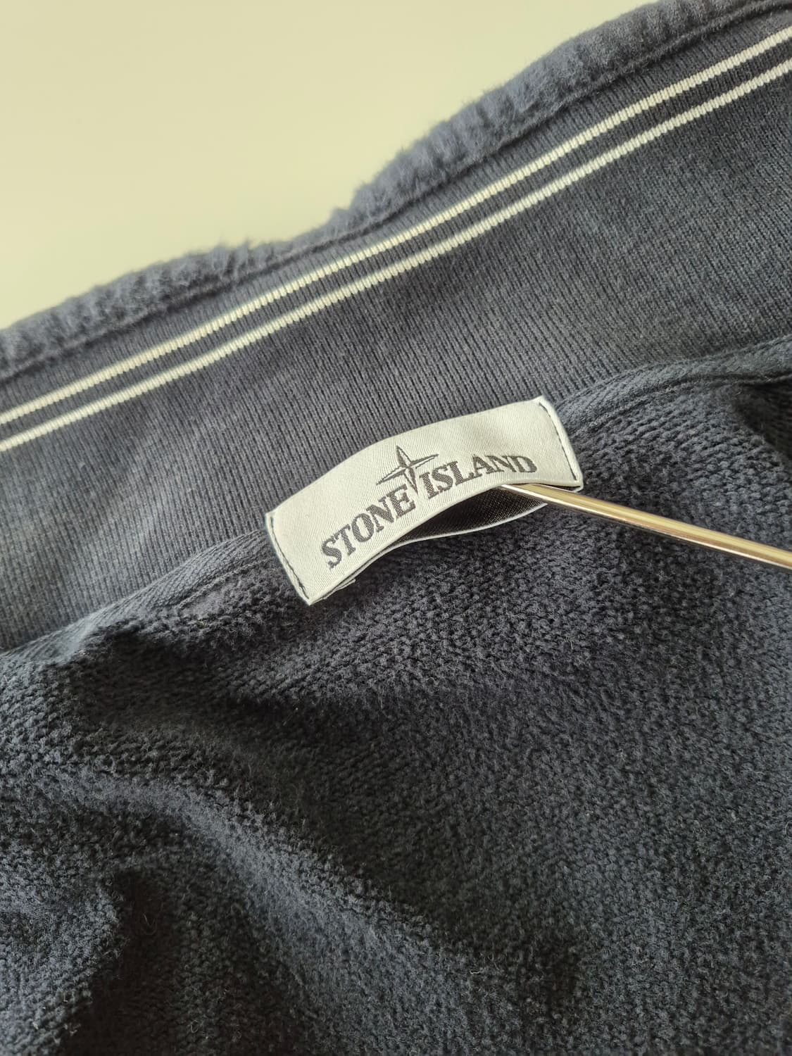 스톤아일랜드 백화점판 약기모 면집업(80K2820 상품이미지9