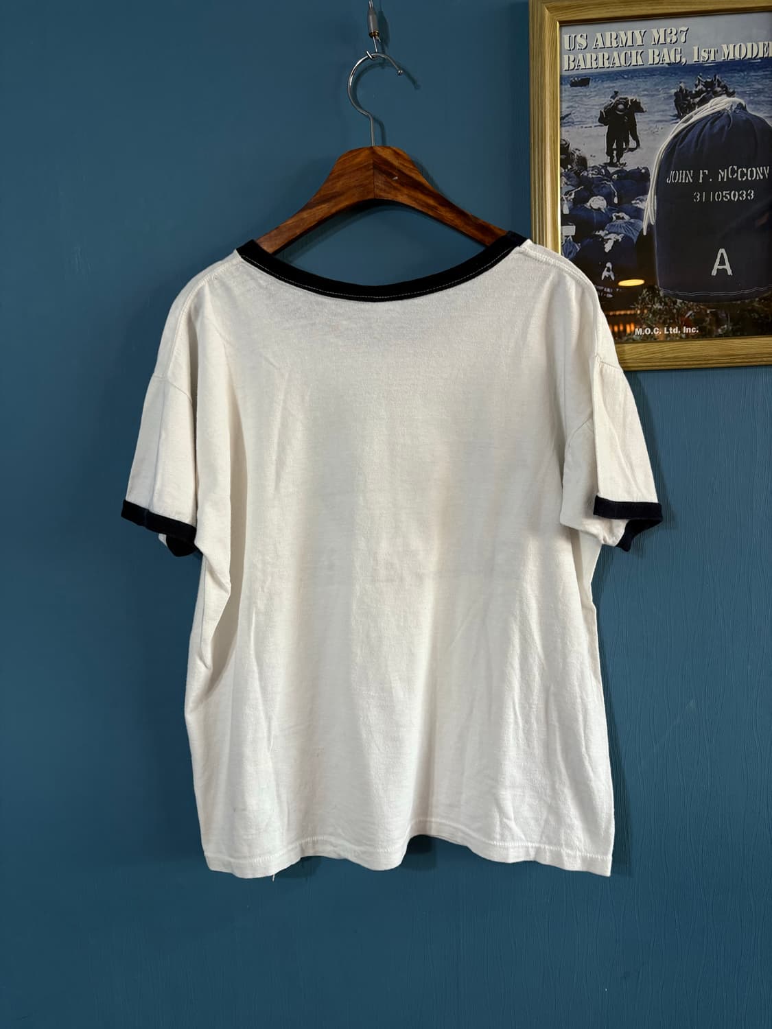 80's Champion Ft. Campbell Ringer Tee.  상품이미지8