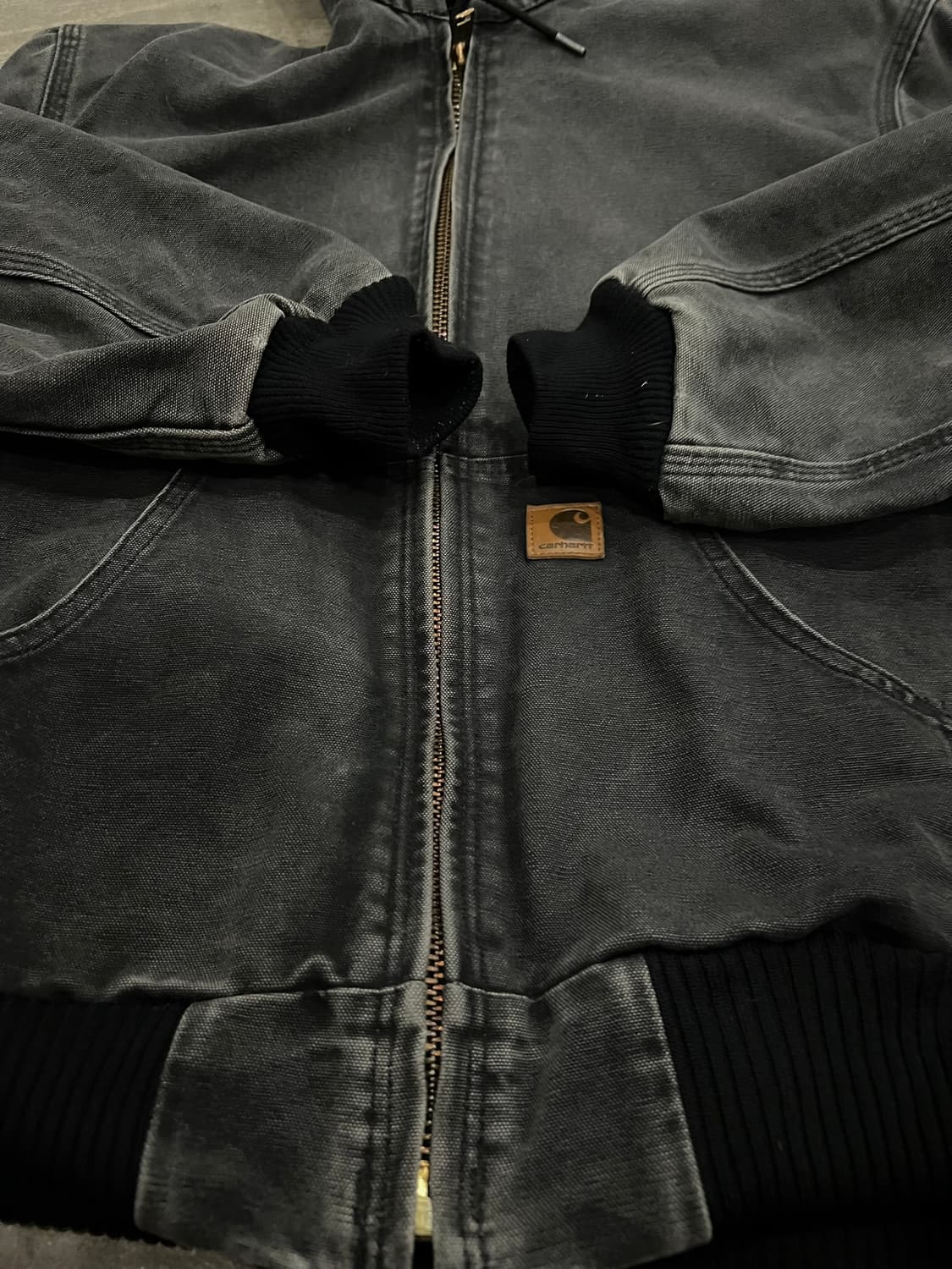 (M) 칼하트 덕 액티브 후드자켓 J130 BLK 블랙 상품이미지7