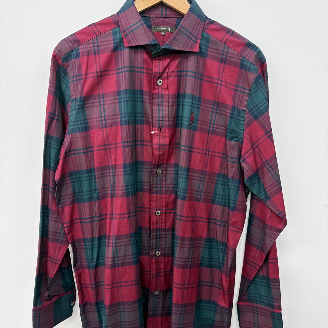 MACKINTOSH 체크 긴팔 셔츠 남성 L 상품이미지2