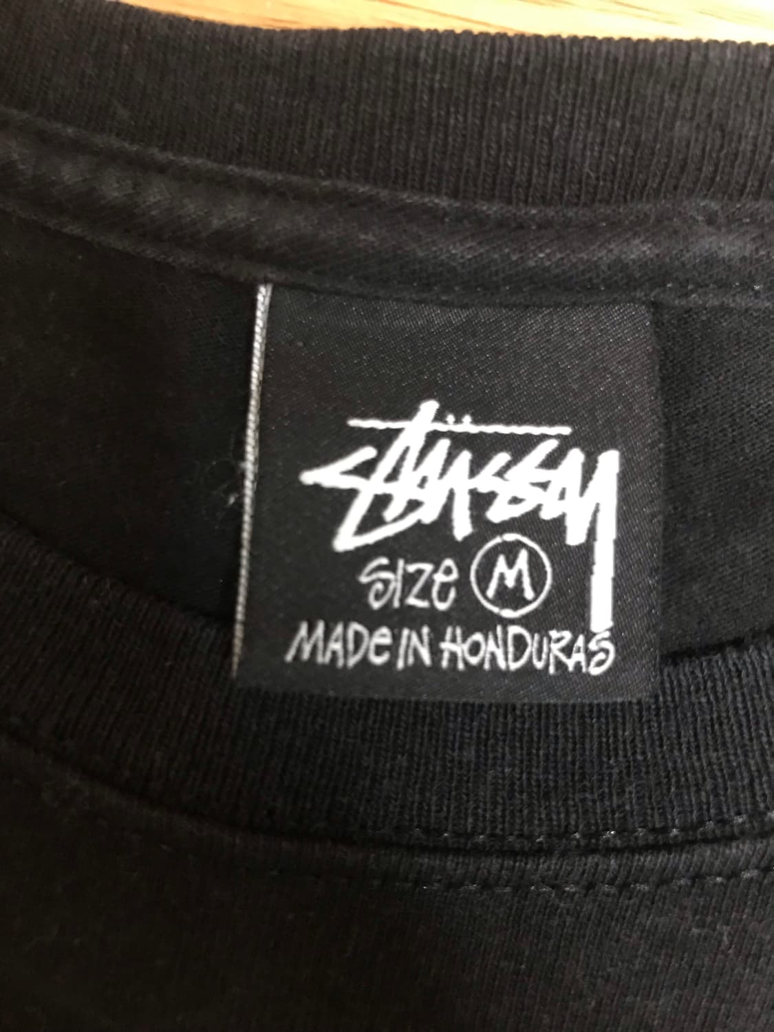스투시 반팔 블랙 M 상품이미지3