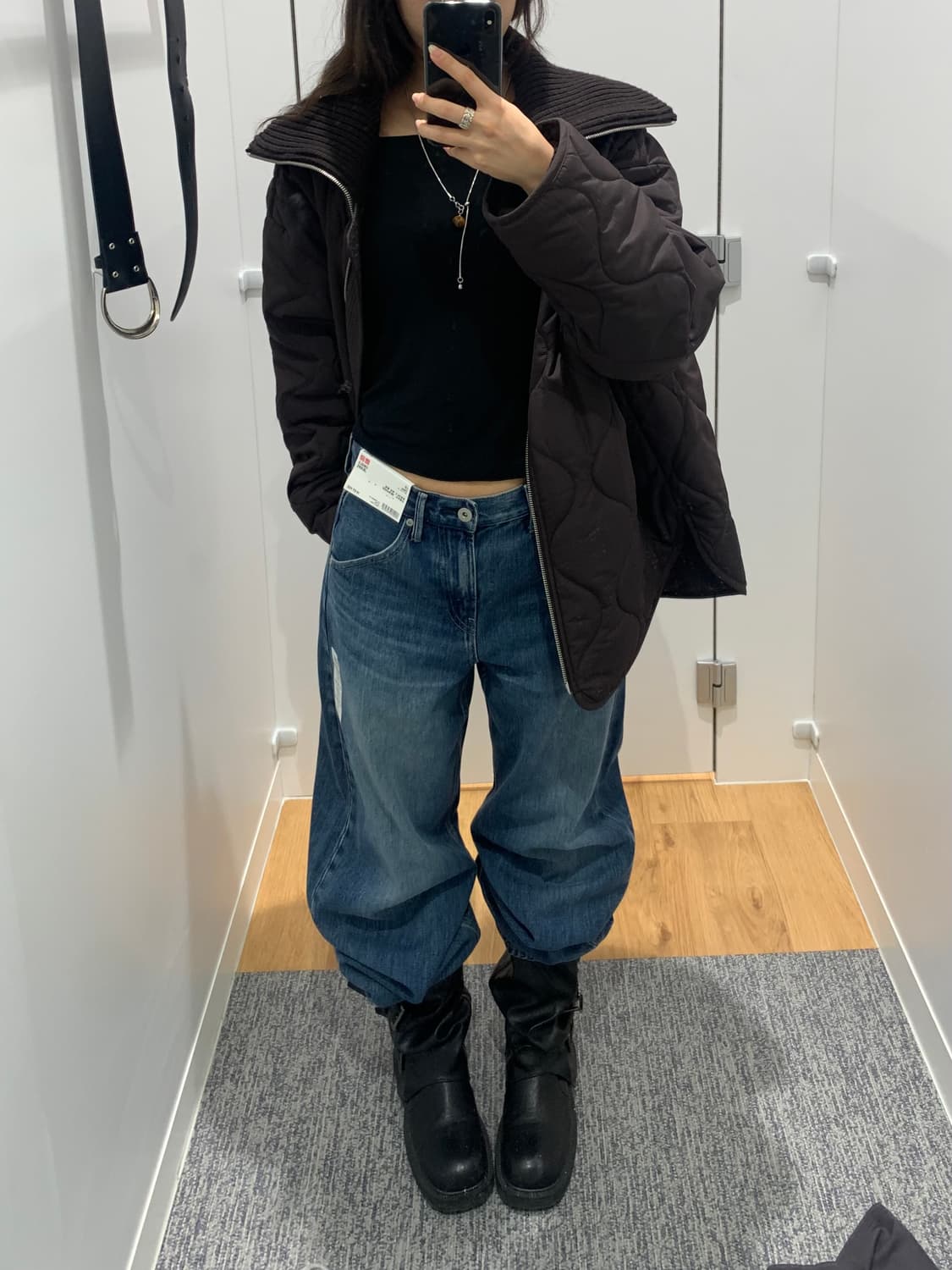 Cos 하이넥 퀼팅 패딩 상품이미지1