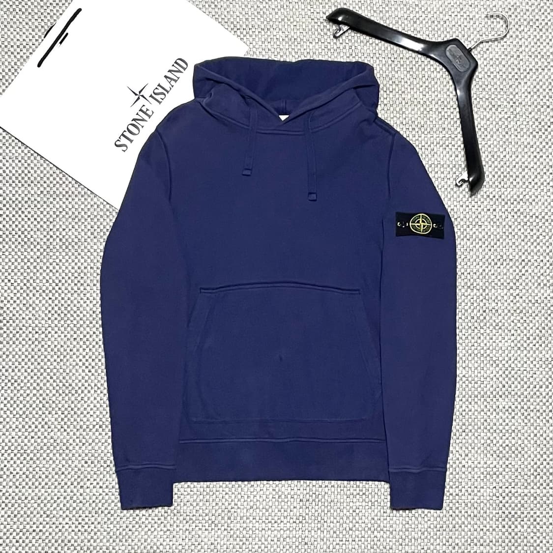 스톤아일랜드 네이비 후드티 L 상품이미지1