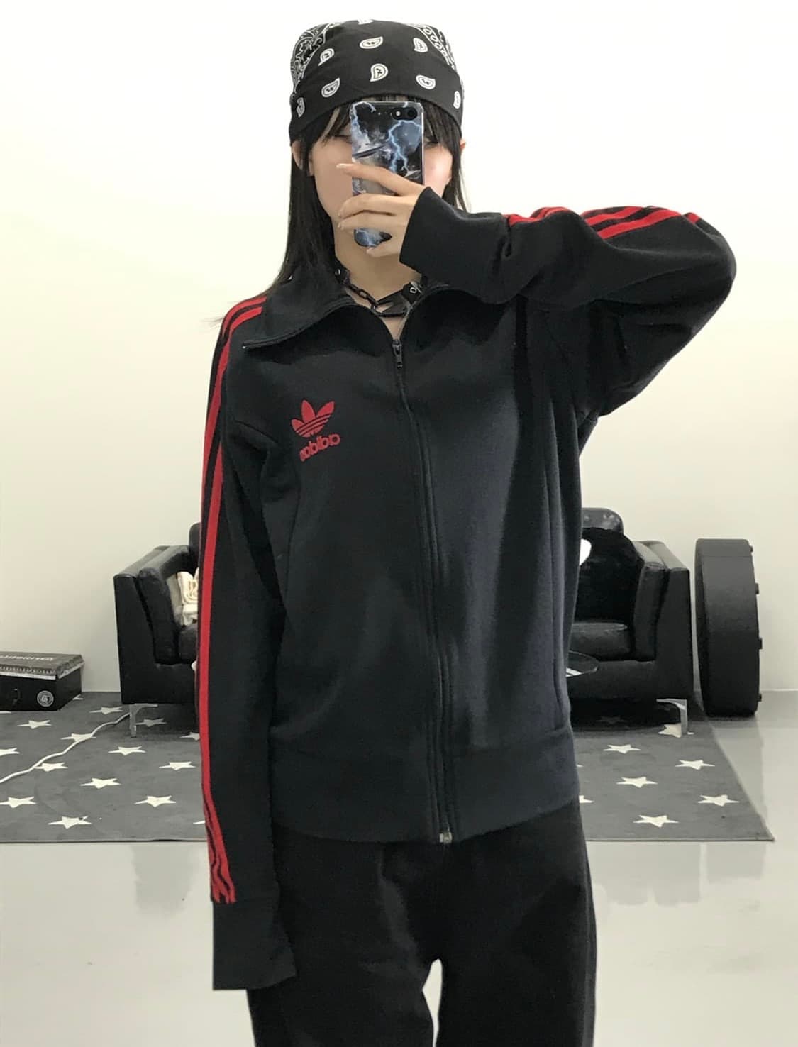 아디다스 유로파 검빨 블랙 트랙탑 져지 상품이미지1