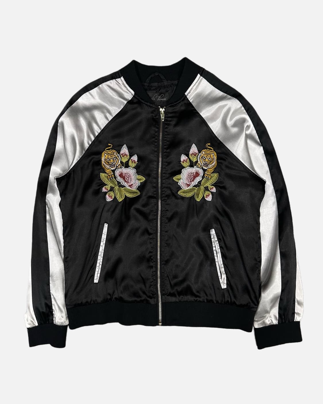 tiger embroidery black white sukajan 상품이미지2