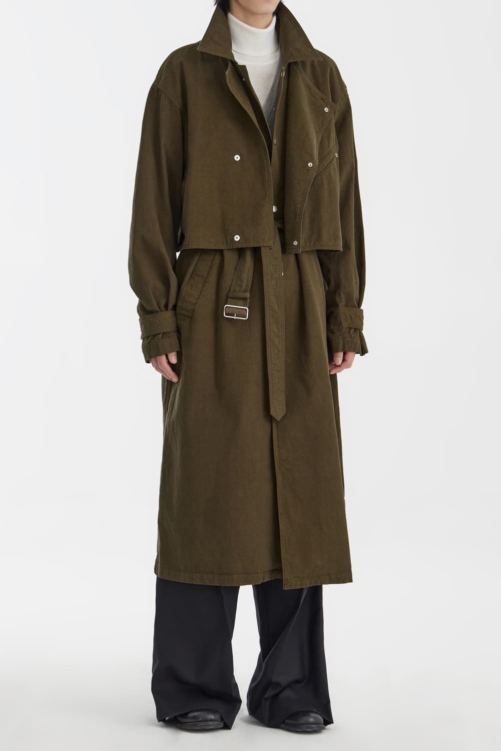 ( Yoke ) Detachable Duster Coat 상품이미지3