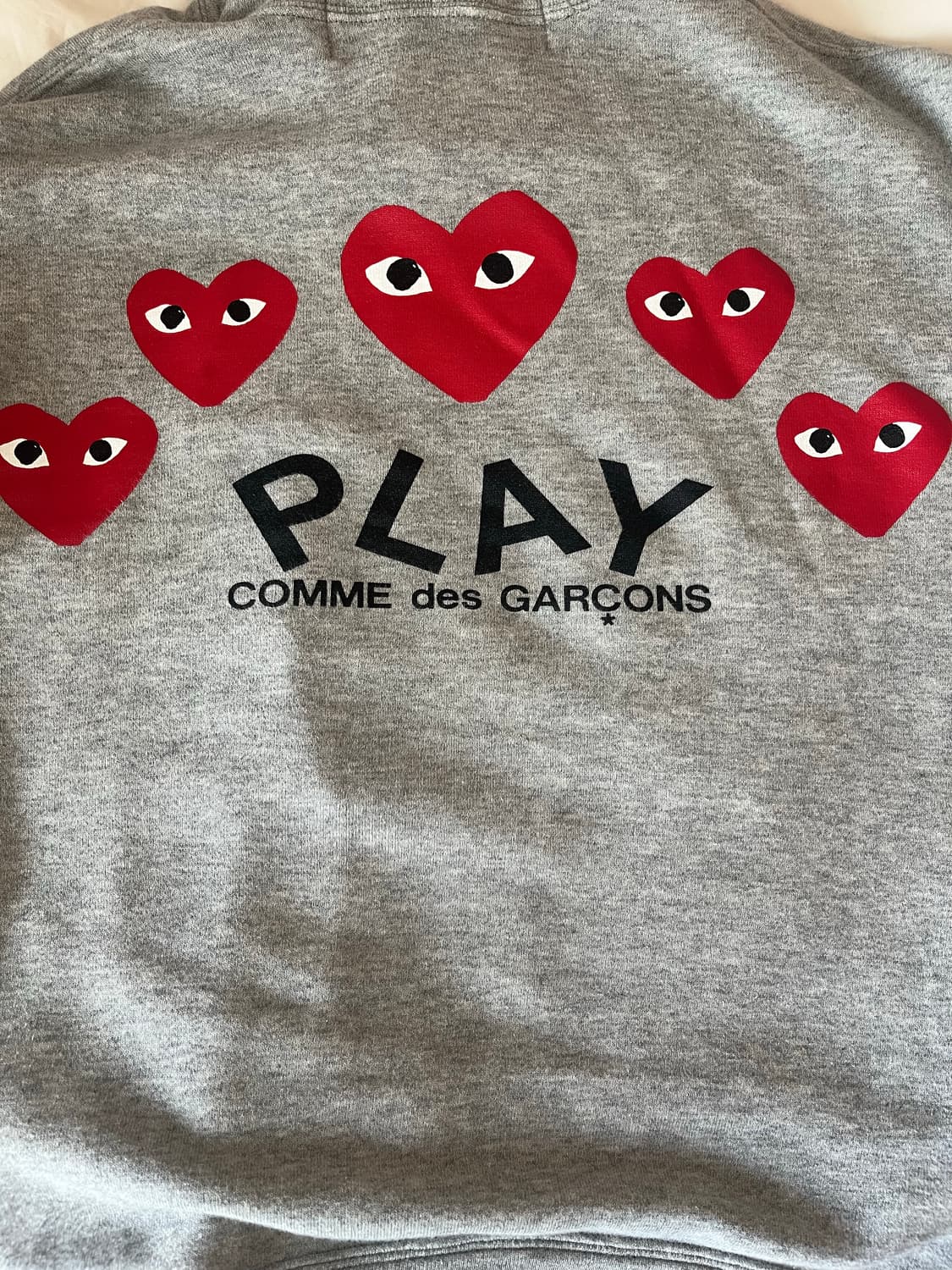 꼼데가르송 백프린팅 후드집업 상품이미지4