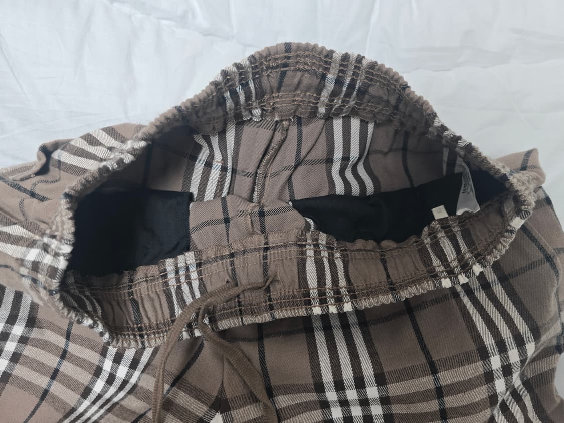 GU 밴딩 빈티지체크 팬츠 XL  상품이미지6