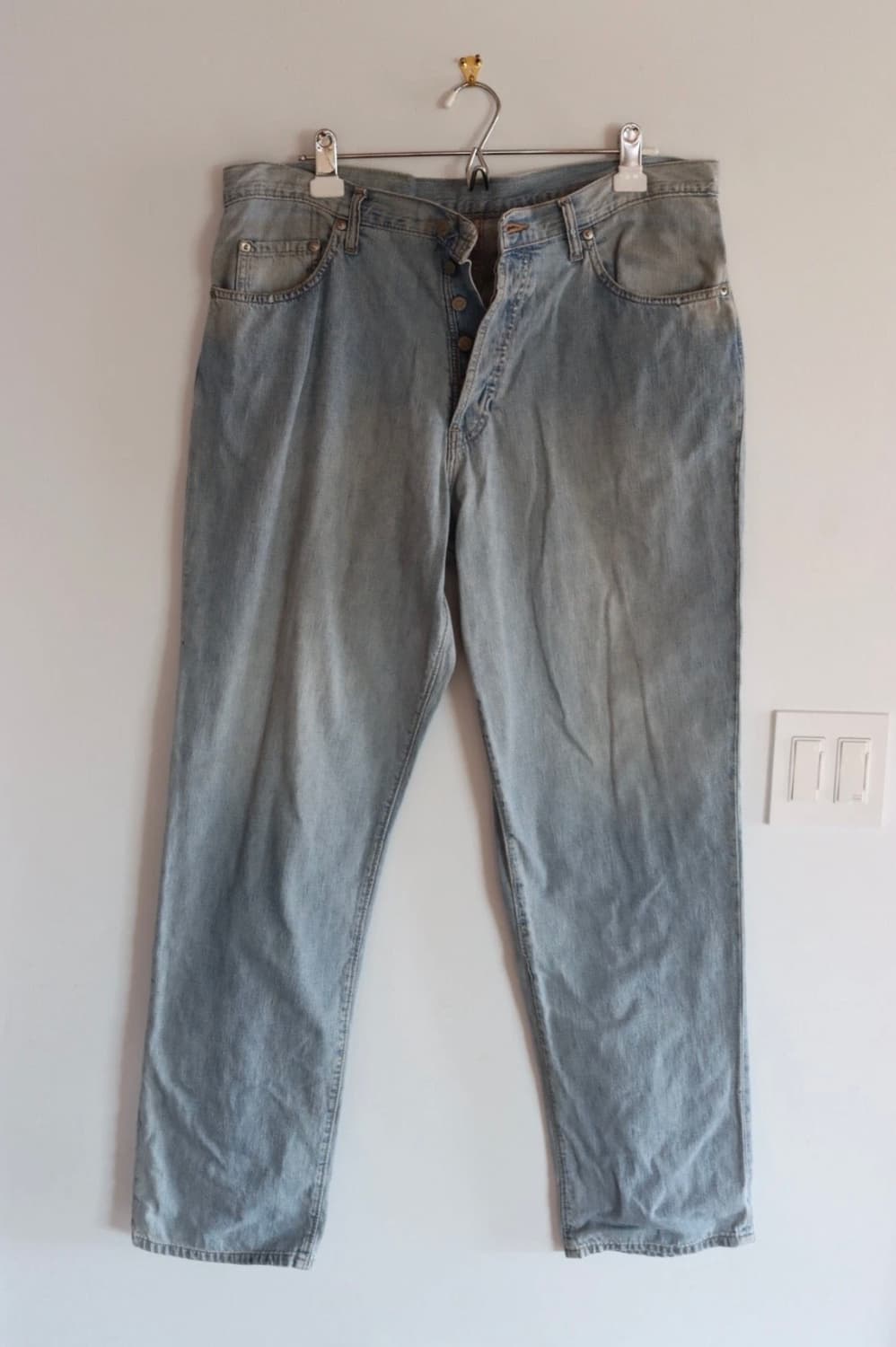 RRL stone wash denim taper jeans 34 상품이미지3